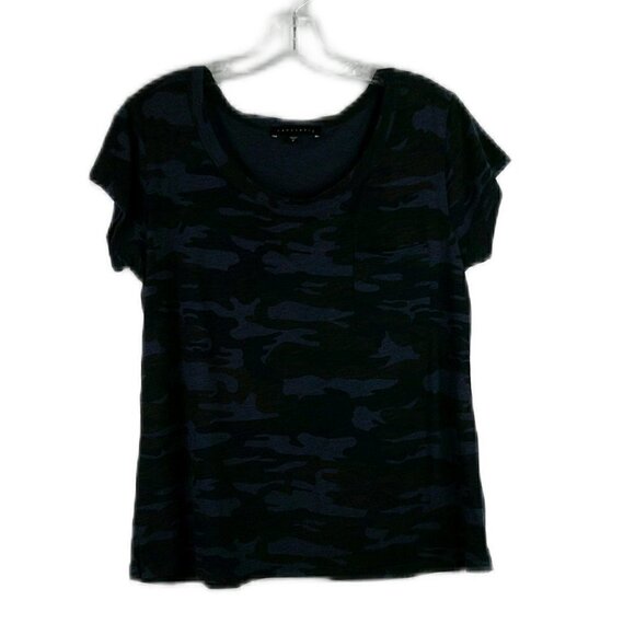 Sanctuary - Short Sleeve Blue Camo Tee - Small - Picture 1 of 5